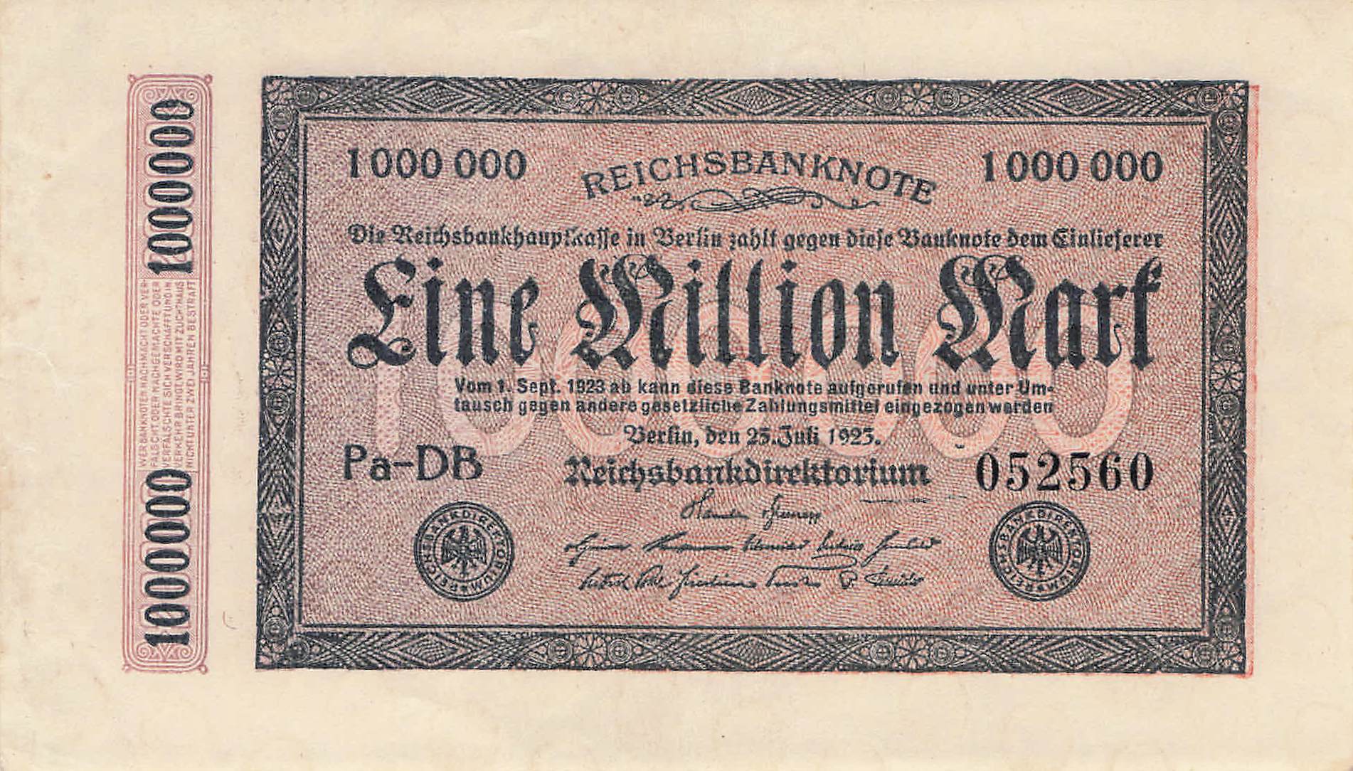 Ro.093 1 Million Mark 1923